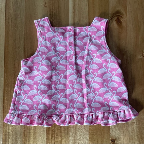 Janie and Jack Pink Flamingo Top - Picture 4 of 4